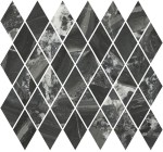 Декор Kerama Marazzi Риальто мозаичный чёрный глянцевый 35x37.5 T054/48007