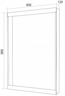 Зеркало 1MarKa Aris 60x12x90 У84859