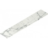 Ступень Italon Charme Deluxe Invisible White Scalino Ang Dx Nat угловая правая 33x160 620070001647