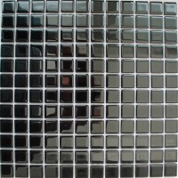 Мозаика Pixmosaic Glass Черная 2.5x2.5 30x30 FA06601