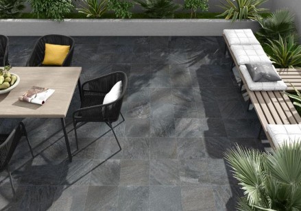 Керамогранит Zerde Tile Etna Grey Рельеф 60x60 Y0000017719