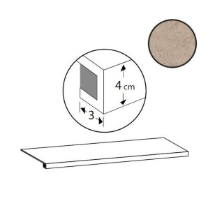 Ступень Sant Agostino Unionstone Gradone Jura Stone 33x120 CSAGJUST12