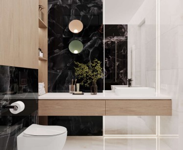 Керамогранит Laparet Andora Black Чёрный Полированный 60x120