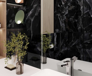 Керамогранит Laparet Andora Black Чёрный Полированный 60x120