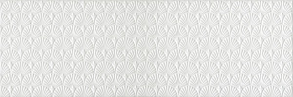 Плитка Kerama Marazzi Гарса структура белый матовый обрезной 25x75 настенная 12154R