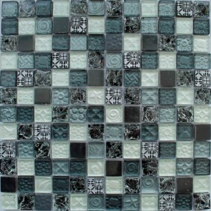 Мозаика Pixmosaic Glass Мятная 2.3x2.3 30x30 BXKGS005