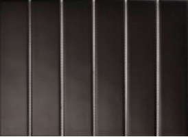 Мозаика Porcelain Mosaic Strip Черная матовая 4.5x19.5 19.5x28.8 Y45P808