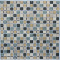 Мозаика NSmosaic Exclusive Series стекло камень 1.5x1.5 30.5x30.5 S-851