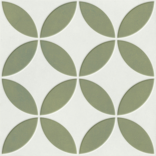 Керамогранит Harmony Mayari Green Petals 22.3x22.3 37798