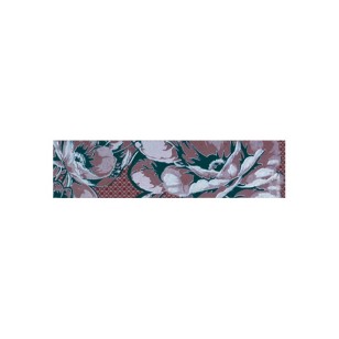 Бордюр Нефрит-Керамика Аллегро бордо Цветы 5x25 05-01-1-52-03-47-100-1