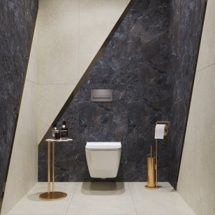 Керамогранит Buono Ceramica Terrazzo Light Ivory 60x120 THS4804M