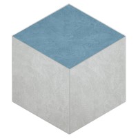 Мозаика Estima Spectrum Milky White Cube неполированная 25x29 SR00/SR03
