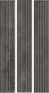 Клинкер Paradyz Carrizo Basalt Elewacja Struktura Stripes Mix Mat 6.6x40