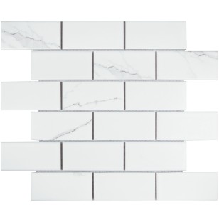 Мозаика Starmosaic Brick and Metro Carrara Matt 29.5х29.1