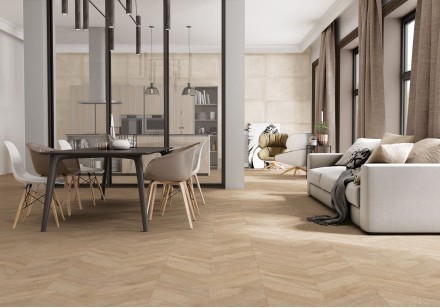 Керамогранит Laparet Wood Royal Almond Бежевый Матовый Карвинг 60x120