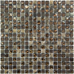 Мозаика NSmosaic Exclusive Series стекло 1.5x1.5 30.5x30.5 S-834
