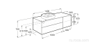 Тумба под раковину Roca Beyond 50.5x140x52.5 851402806
