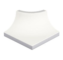 Уголок Pool Tile Radial External Corner White Anti-Slip