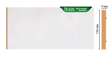 Декоративная панель Decomaster B15-115 (150x9x2400 мм)