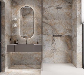 Керамогранит Laparet Spark Коричневый Лаппатированный Шайн 60x120 