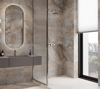 Керамогранит Laparet Spark Коричневый Лаппатированный Шайн 60x120 