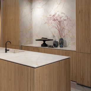 Керамогранит Flaviker Supreme Hedonism Quarzite Sky Soft 3d Rett 120x280 PF60017230