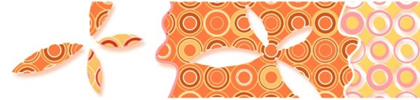 Бордюр Нефрит-Керамика Кураж Бабочки оранжевый 6x25 63-03-35-015