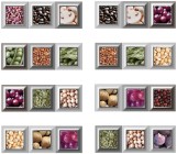 Декор Absolut Keramika Cube Kitchen Decor Cube Cold KL 10x30 AK0829