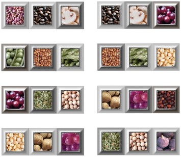 Декор Absolut Keramika Cube Kitchen Decor Cube Cold KL 10x30 AK0829