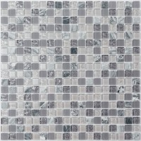 Мозаика NSmosaic Exclusive Series стекло камень 1.5x1.5 30.5x30.5 S-858