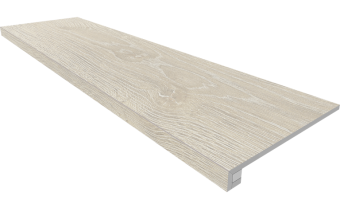 Комплект Estima Kraft Wood KW00 (Ступень неполированная 33x120 (прямоугольный бортик) без насечек + Подступенок 14.5x120)