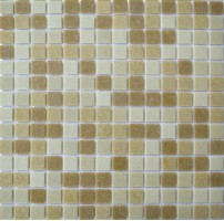 Мозаика Pixmosaic Glass Бежевая 2x2 30.5x30.5 KG105a