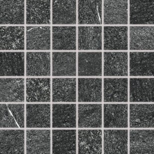 Мозаика Rako Quarzit черная 5x5 30x30 DDM06739