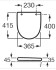Сиденье для унитаза Roca Meridian 8012AB00B