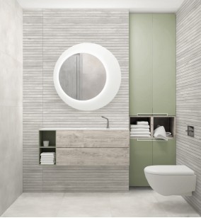 Керамогранит Global Tile Verano Бежевый Рейки 60x120 GT1206017972MGlR