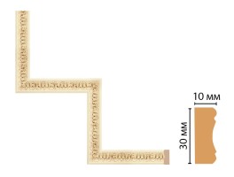 Декоративный угловой элемент Decomaster 165-1-1028 (300x300 мм)