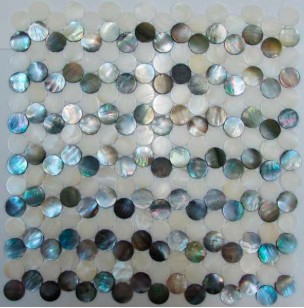 Мозаика Спектр-М Перламутр Из Стекла На Сетке 28.2x28.2 R10-156