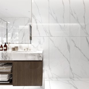 Керамогранит Global Tile Arrow Белый 60x120 GT1206012703PSiR