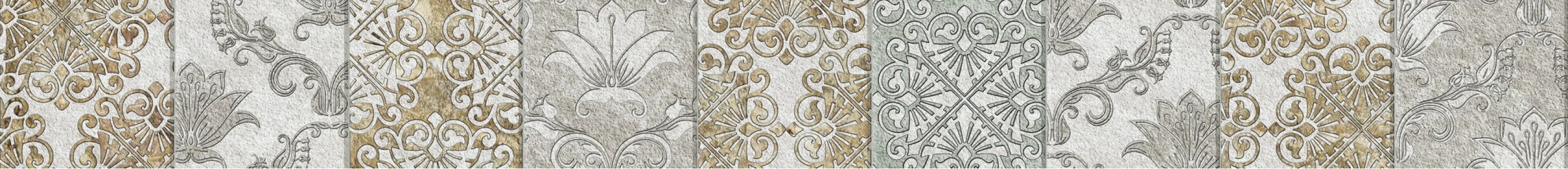 Бордюр Beryoza Ceramica Рамина Серый 5.4x50