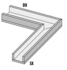 Специальный элемент La Fabbrica Ca Foscari Canalina Tabacco Dx 20 mm Rett 20x120 94287