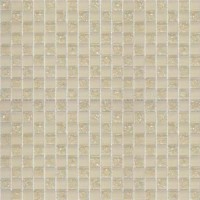 Мозаика Pixmosaic Glass Шахматка Бежевая 30x30 523
