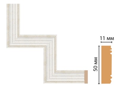 Декоративный угловой элемент Decomaster 156-1-40 (300x300 мм)