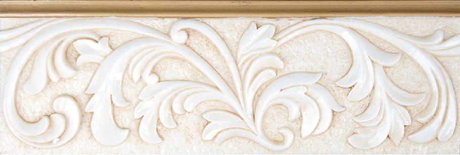 Бордюр Infinity Ceramic Tiles Vaticano Cenefa 1 Oro 10х30