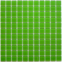Стеклянная мозаика Bonaparte Green Glass 2.5x2.5 30x30