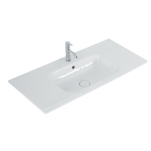 База под раковину Cezares Eco-Cer 117x45x50 Bianco Opaco ECO-CER-1200-2C-SO-BO