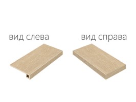 Ступень Italon Travertino Romano Scalino Angolare Dx 33x60 угловая правая 620070000515