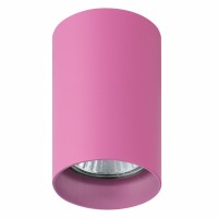 Светильник Lightstar Rullo точечный накладной декоративный розовый 214432