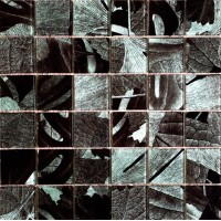 Мозаика Pixmosaic Glass Черная 4.8x4.8 30x30 PM4002