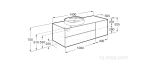 Тумба под раковину Roca Beyond 50.5x140x52.5 851404402