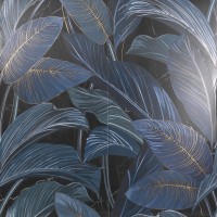 Керамогранит Serenissima Cir Showall Black Leaf (set 2 pz) 120x120